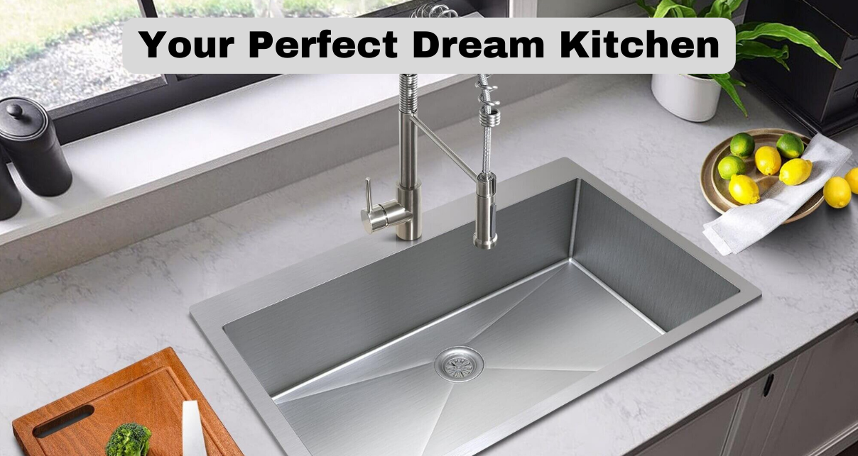 TECASA 33" Undermount Kitchen Sink - PW Series: Your Dream Kitchen